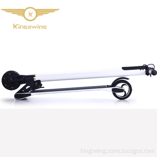 Foldable carbon fiber lightest electric 480w kick skateboard with handrail two wheel mobility long skateboard